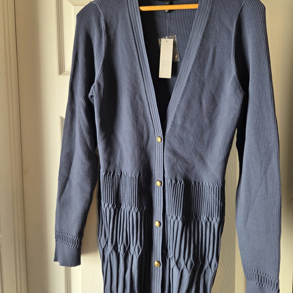 White House Black Market Deep Blue Cardigan